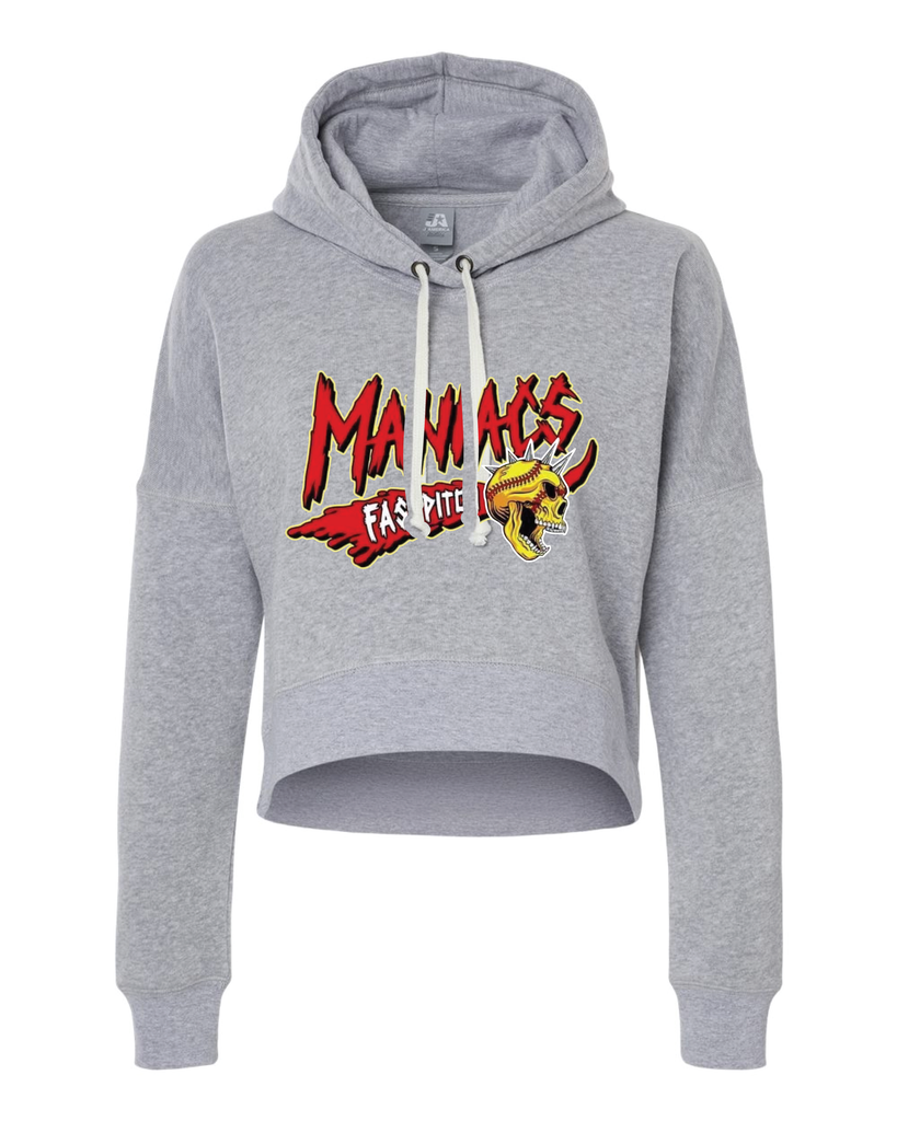 Maniacs Softball Women's Cropped Hoodie