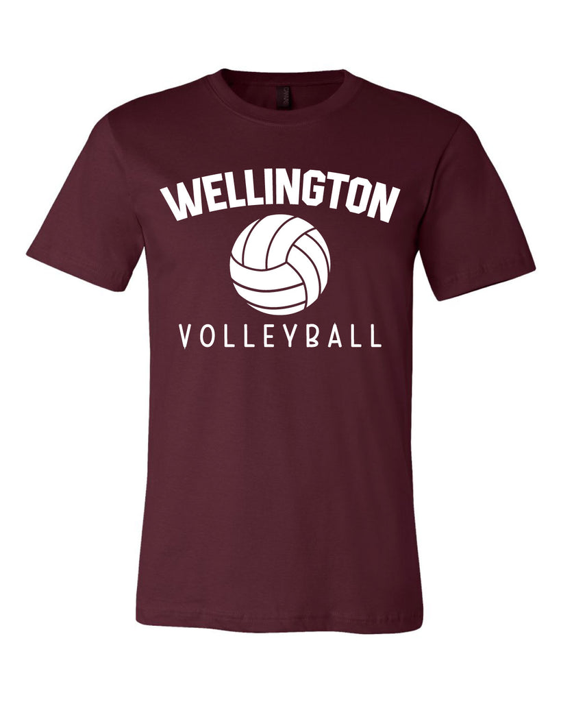Maroon Wellington Volleyball