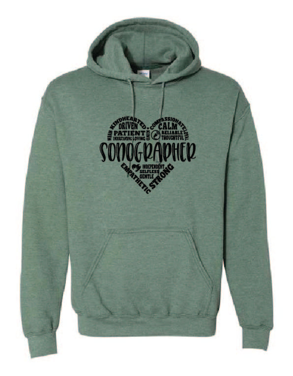 Heart Sonography Hoodie