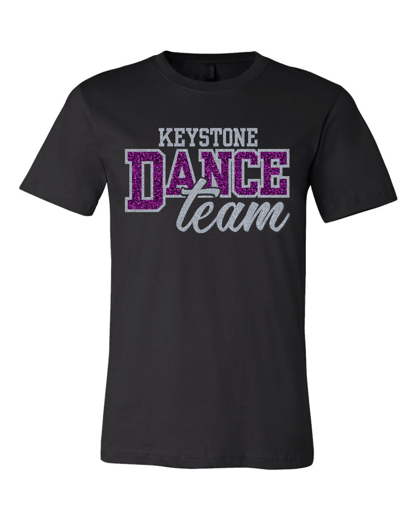 Keystone Dance Team black tshirt