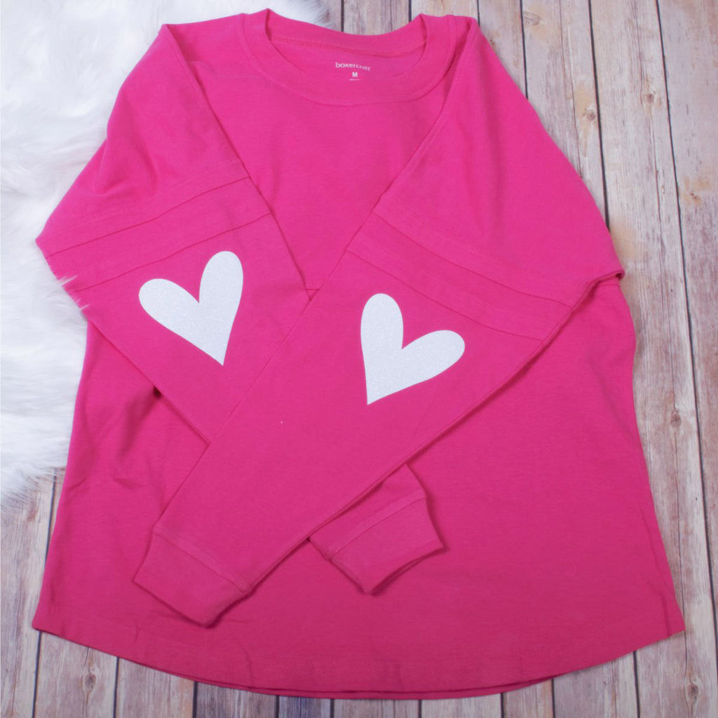 Heart Elbow -- Fuchsia