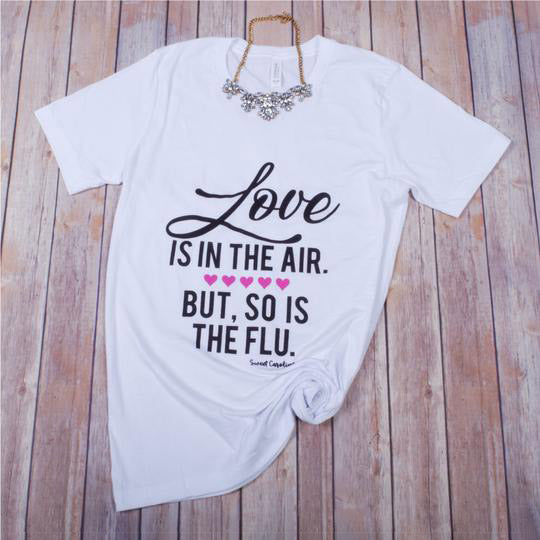 Love/Flu Tee -- White