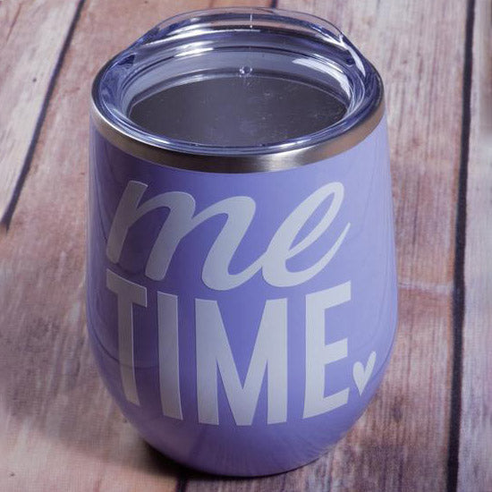 Me Time Wine Tumbler {Multiple Colors}