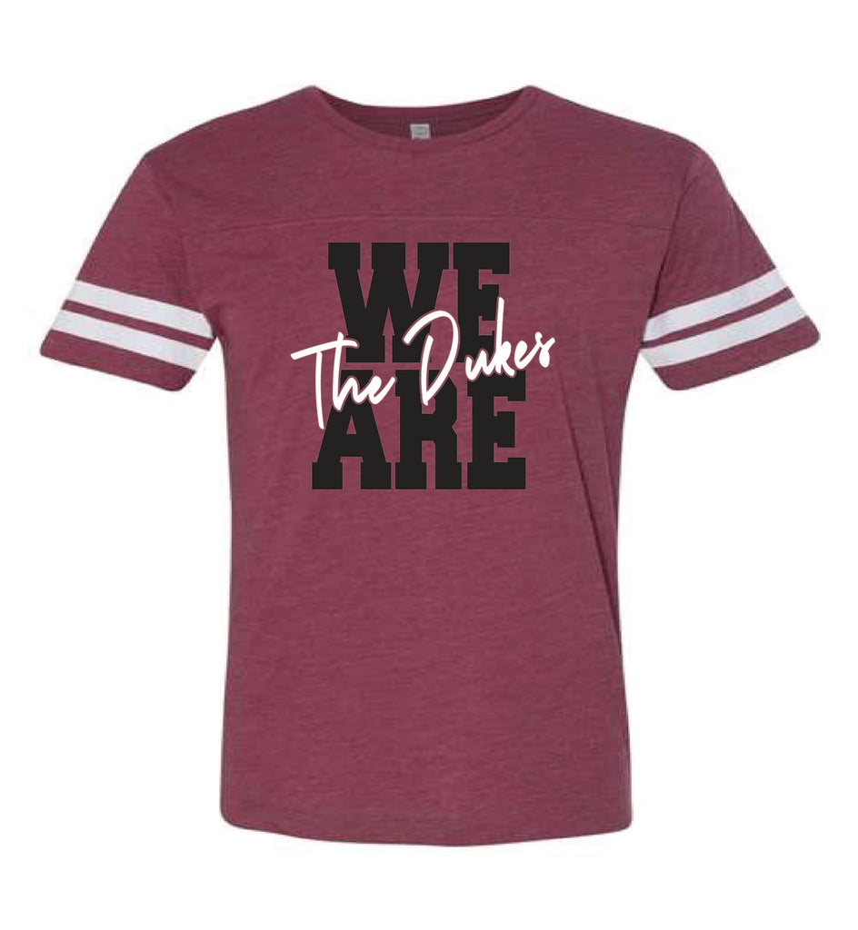 Maroon We Are The Dukes Jersey
