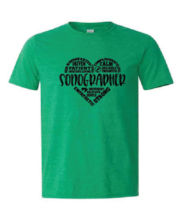 Heart Sonography tshirt