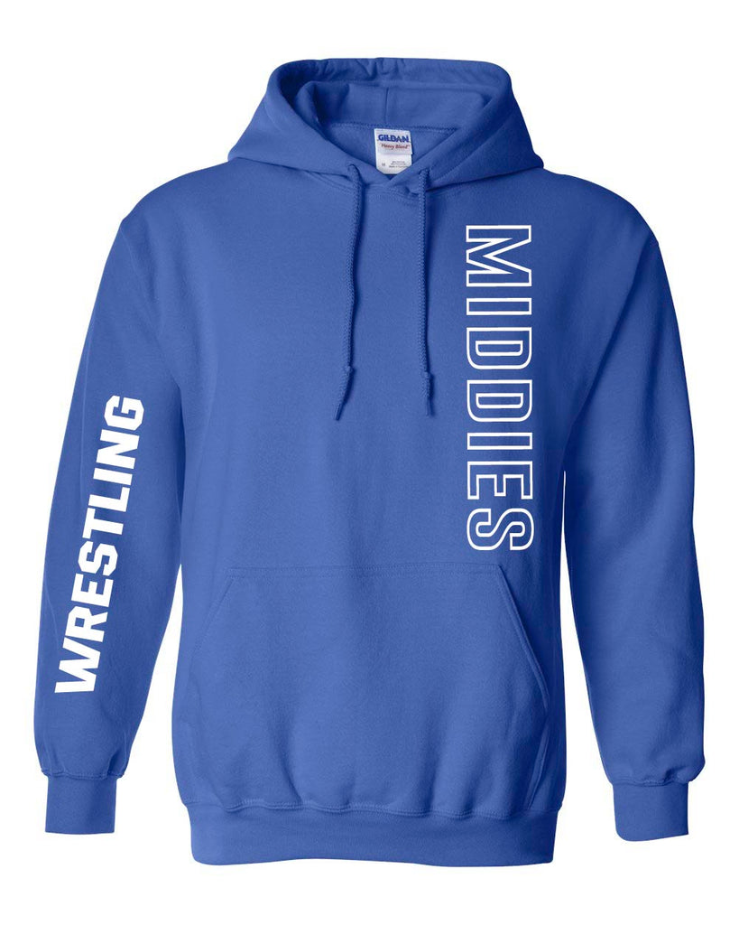 Middies Royal Blue Hoodie - choose sport for sleeve
