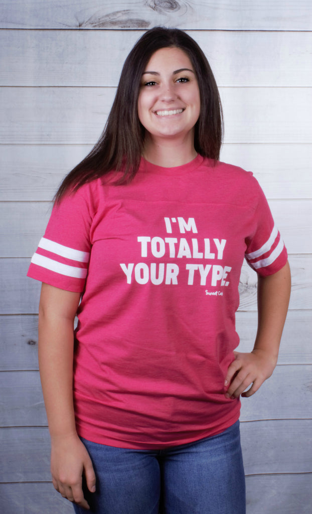 Your Type -- Striped Raspberry